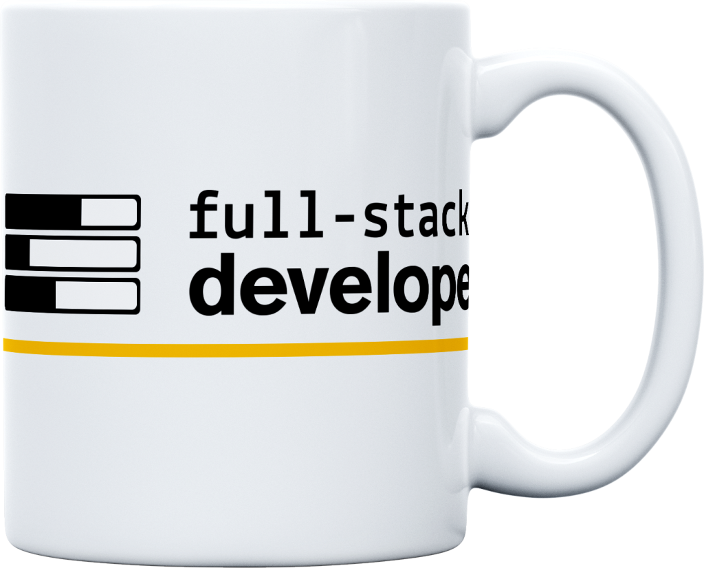 ماگ با طرح Full Stack Developer