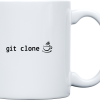 ماگ با طرح git clone